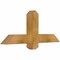 Ekena Millwork Eugene Rough Sawn Timber Gable Bracket, Western Red Cedar, 36"W x 15"H x 4"D x 4"F, 10/12 Pitch GBW036X15X0404EUG00RWR - alternate 3